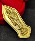Somdet Phra Buddha Leela 25th Buddhist Century Gold Plated B.E2500 Thai Amulet