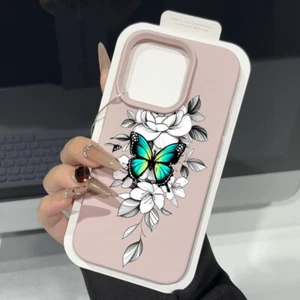Butterfly For iPhone 16e 15 Pro Max 14 13 12 11 ShockProof TPU Soft Case Cover - Picture 1 of 19