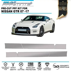 Kit de película protectora de pintura con chip de piedra para puerta inferior PPF para Nissan GTR - Imagen 1 de 3