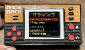Throw Back Retro Pocket Handheld Classic Electronic Video Game w/ Color Screen - Picture 1 of 10