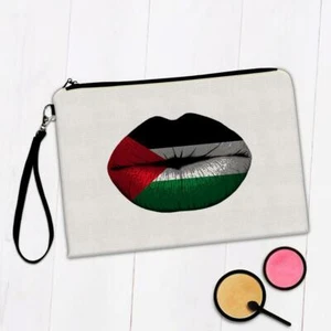 Gift Makeup Bag : Lips Palestinian Flag Palestine Expat Country - Picture 1 of 3