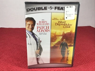 Patch Adams & What Dreams May Come (DVD, 1998). Widescreen. Fast shipping - Image 1 of 4