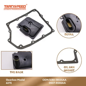 168018555AA 05078555AA 62TE Transmission Oil Filter Pan Gasket Fr Dodge Chrysler - Picture 1 of 13