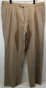 I) Today's Man Fierte Italy Costume Stage Prop Vintage Look Taupe Dress Pants - Picture 1 of 12