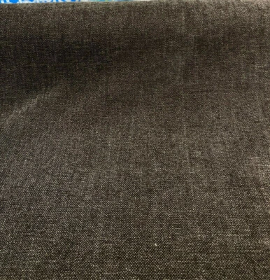 Chenille Upholstery Luxury Sephora Dark Brown Earth Fabric By The Yard - Image 1 of 4