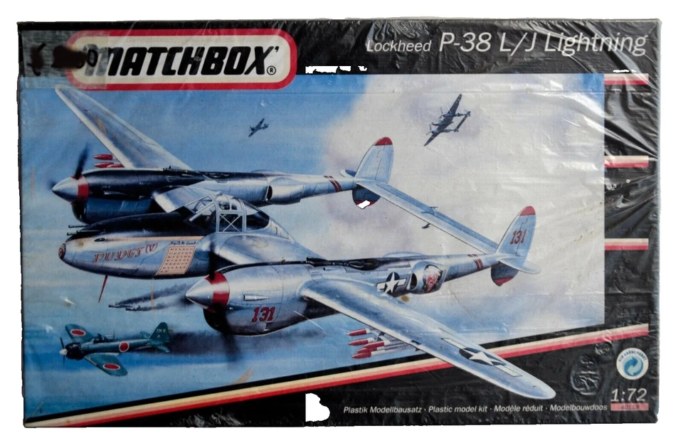 LOCKHEED P38 L/J LIGHTNING MATCHBOX MODEL KIT (1991) NUOVO SIGILLATO!! - Immagine 1 di 1
