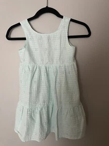 Cat And Jack Girls Dress Light Green Size 6/7 Summer Sleeveless Dress - Picture 1 of 6