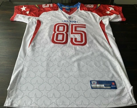 NFL San Diego Chargers Antonio Gates Mens Reebok Stitched Pro Bowl Jersey- Sz 50 Cover