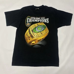 Vintage 1997 Green Bay Packers NFL Super Bowl XXXI Champions T-Shirt Large 31 - Picture 1 of 10