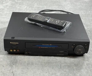Panasonic PV-4564 Omnivision Blue Line VCR 4 cabezales HiFi reproductor VHS con control remoto - Imagen 1 de 11