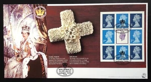 Bradbury 2002 Gracious Accession Booklet Pane on First Day Cover Sandringham SHS - Picture 1 of 2