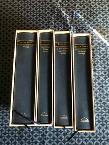 Lot of (4) Library of America - Mark Twain / Jefferson / Thoreau / Lincoln - Imagen 1 de 4