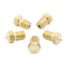 Lot 5Pcs 0.4mm Brass Nozzle for 1.75mm 3D Printer V5&V6 Hotend Extruder