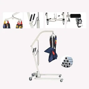 Manual Patient Transfer Lifter Portabl Machine Transfer Lifter Elderly Disabled - Picture 1 of 9