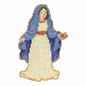 Mary Beaded Christmas Cross Stitch Kit Mill Hill 2012 Nativity Trilogy - Picture 1 of 3