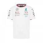 T-shirt Mercedes AMG Petronas F1 Team 2024 Bianca OFFICIAL
