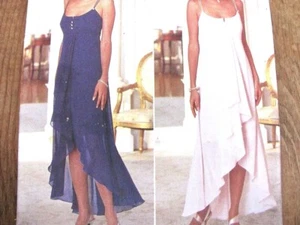 Formal Strappy Dress Sewing Pattern Draped Front Butterick 3944 Size 6-12 Uncut - Picture 1 of 6