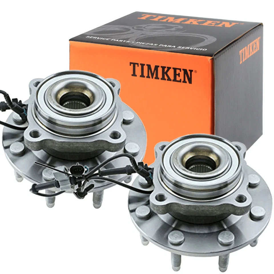 Cojinetes de cubo de rueda delantera TIMKEN para 07-10 Chevy Sierra Silverado 2500 3500HD SRW Foto 1 de 4