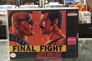 FINAL FIGHT (SOLO ESTUCHE, SIN JUEGO) Super Nintendo, Oficial Nintendo (MUY BUENO) - Imagen 1 de 4