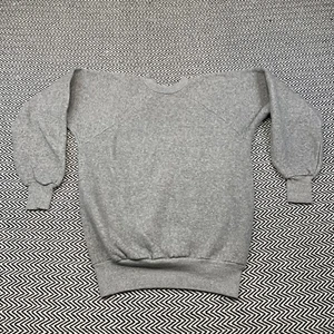 Sudadera Pullover Gris Cuello Redondo Vintage Años 60 Healthknit PARA HOMBRES GRANDE USADA EN EXCELENTE ESTADO - Imagen 1 de 7