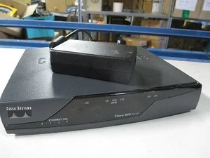 Routeur de sécurité ADSL CISCO 877 CISCO877-K9 4 ports LAN 10/100 Mbps - PSU INCLUS - Photo 1/2