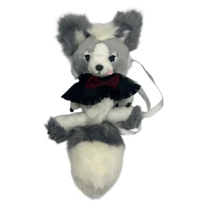 "Bolso Pochette ALICE AND THE PIRATES Captain Chris 19"" gris blanco roto ojo azul" - Imagen 1 de 11