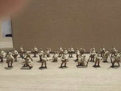 63 soldats GI's américains peints 2 eme guerre mondiale 1/72 - Photo 1/2