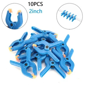Practical Useful Spring Clamps Heavy-duty Woodworking 10pcs Nylon Grip - Picture 1 of 12