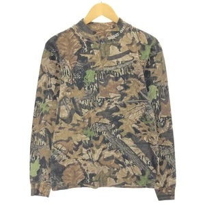 Vintage MOSSY OAK GOODIN COMPANY Camouflage Pattern Real Tree Camo Long T-sh... - Picture 1 of 3