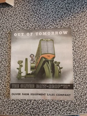 Folleto de ventas Out Of Tomorrow The Oliver Row-Crop 70 Foto 1 de 3