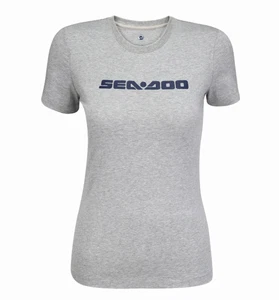 OEM SEA-DOO SIGNATURE T-SHIRT LADIES HEATHER GRAY LARGE 4544510927 - Picture 1 of 4