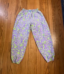Vintage 80s - 90s International Baggyz Pants - Size Medium - Purple - Nice - Picture 1 of 7