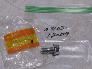 SUZUKI LT160 QUADRUNNER LEFT REAR WHEEL HOUSING BOLT 12 X 28 NOS! - Bild 1 von 1