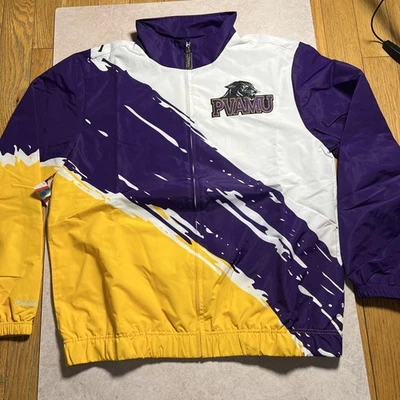 Cortavientos Mitchell & Ness NCAA Prairie View. Pincel Lg Hombre $150 Foto 1 de 4