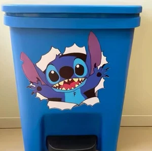 Disney Lilo & Stitch Cartoon Foot-Operated Bin Large Capicity - Picture 1 of 2