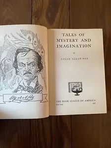 Tales of Mystery and Imagination 1940 Edgar Allan Poe Hardcover - Picture 1 of 14