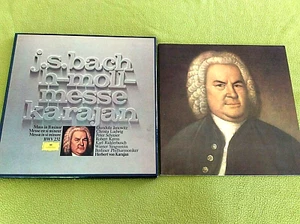 Bach Mass In B minor / Karajan / Janowitz / Finke IMPORT DGG 3xLP Box STEREO NM - Picture 1 of 2