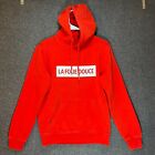 LA FOLIE DOUCE Val Thorens Sweater Adult XXS Red Pullover Hoodie Pockets Unisex.
