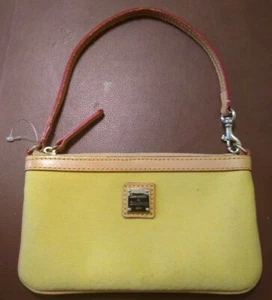 New Dooney and Bourke Small Mini Yellow Purse Bag - Picture 1 of 5