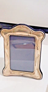 VINTAGE P.J.P. English STERLING SILVER PICTURE PHOTO FRAME 4"x6" Photo - Picture 1 of 5