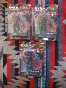 Stop vs Scum Ko Action Figure Lot Greenbrier International 2012 GI joe