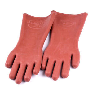 Insulating Safety Gloves 12kv High Voltage Electrical Electricians Gloves