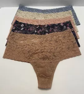 HANKY PANKY RETRO HIGH WAIST THONG ASSORTED COLORS SET OF 5 ONE SIZE - Picture 1 of 10