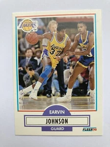 1990-91 Fleer Basketball Earvin Magic Johnson #93 - Picture 1 of 2