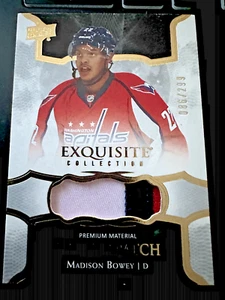 2017-18 UPPER DECK UD EXQUISITE MADISON BOWEY RP-MB #ed 101/299 ROOKIE PATCH RC - Foto 1 di 2