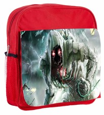 Criatura carregando um cemitério Crianças mochila alça ajustável