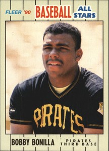 1990 Fleer Baseball All-Stars Pittsburgh Pirates Baseball Card #2 Bobby Bonilla