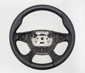 Lenkrad beziehen mit Leder für Ford Focus 3 JAHR 2012 NEU LEDER - Bild 1 von 7
