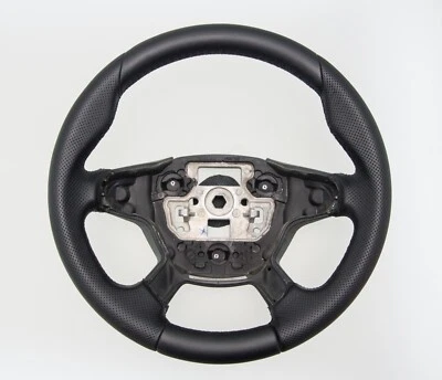 Lenkrad beziehen mit Leder für Ford Focus 3 JAHR 2012 NEU LEDER - Bild 1 von 4