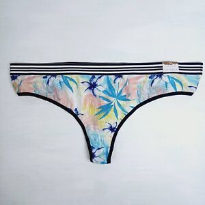 Cacique Lane Bryant Floral Cotton Thong Panty 22/24
